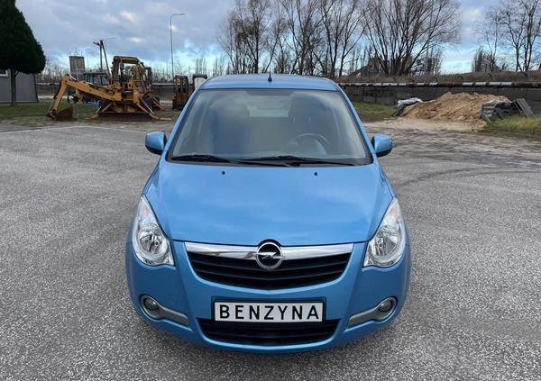 Opel Agila cena 18450 przebieg: 118000, rok produkcji 2011 z Tarczyn małe 379